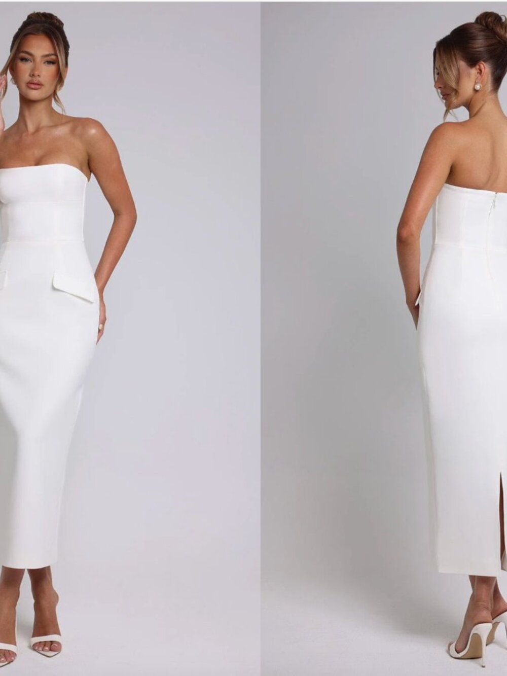 Babyboo Roxanne Midaxi Dress - Ivory - Picture 3 of 9